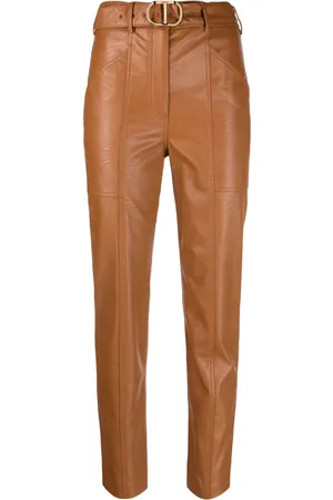 Twin-Set Broek van imitatieleer