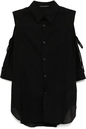YOHJI YAMAMOTO Blouse met asymmetrische schouder