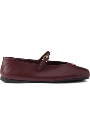 Prada Leren ballerina
