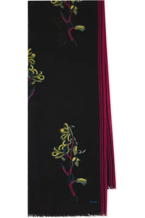 Paul Smith Sjaal met geborduurde bloemen