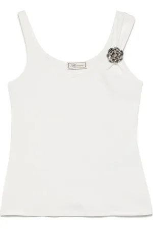BLUMARINE Tanktop met broche