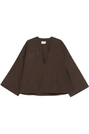 The Attico Blouse met V