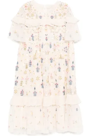 Needle & Thread Jurk met geborduurde bloemen