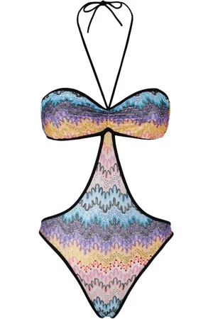 Missoni Badpak met zigzag patroon