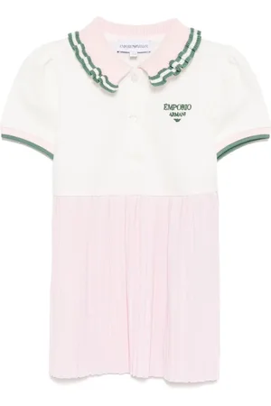 Emporio Armani Piqué jurk met polokraag