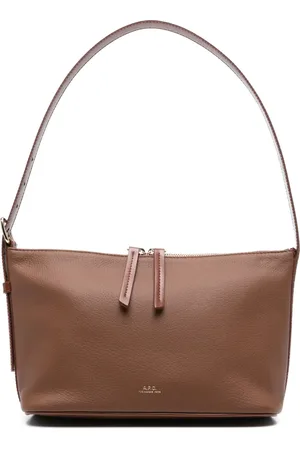 A.P.C. Leren schoudertas