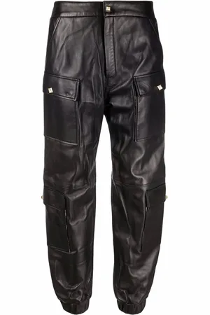Philipp Plein Leren joggingbroek