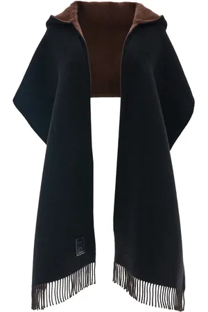 Salvatore Ferragamo Sjaal met franje