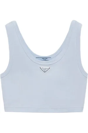 Prada Ribgebreide tanktop