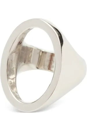 Maison Margiela Minimal 4 mm ring met logo