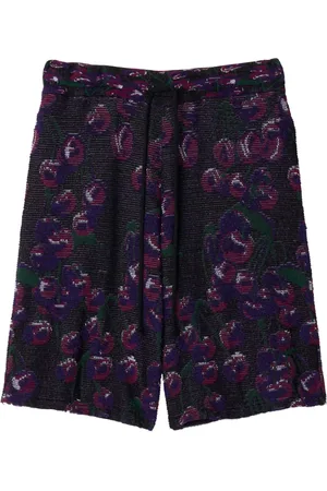 Burberry Intarsia shorts van katoenblend