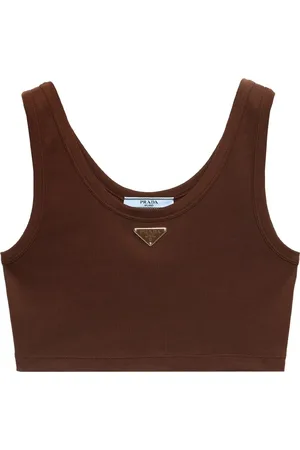 Prada Ribgebreide tanktop
