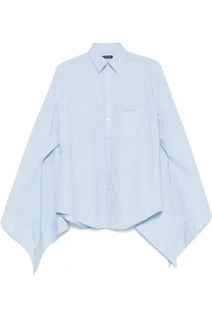 Balenciaga Blouse met geknoopte manchetten