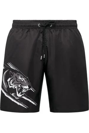 Philipp Plein Shorts met tijgerprint