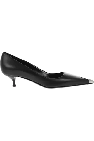 Alexander McQueen Pumps met metallic neus