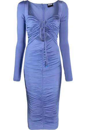 VERSACE Jurk met sweetheart hals