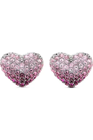 Marc Jacobs The Pavé Balloon Heart oorbellen