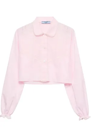 Prada Blouse met borduurwerk