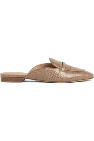 MALONE SOULIERS Berto leren muiltjes met krokodillen