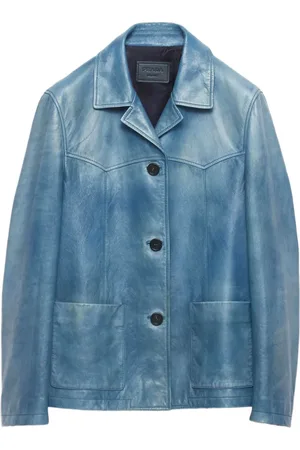Prada Leren bikerjack