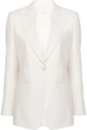 Max Mara Avoriaz blazer met enkele rij knopen