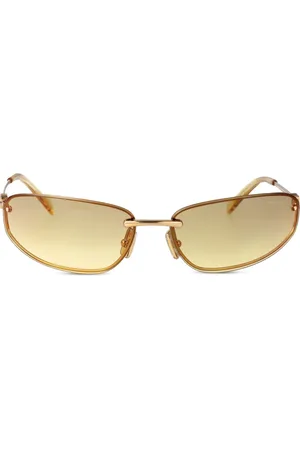 Miu Miu Zonnebril met schild montuur