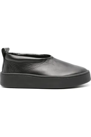 Jil Sander Leren loafers