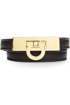 Salvatore Ferragamo Gancini dubbele gedraaide armband