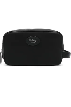 MULBERRY Toilettas met logopatch