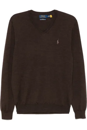 Ralph Lauren Trui met geborduurd Polo Pony