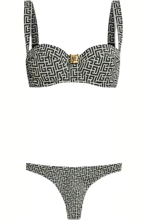 Balmain Bikini met geometrische print