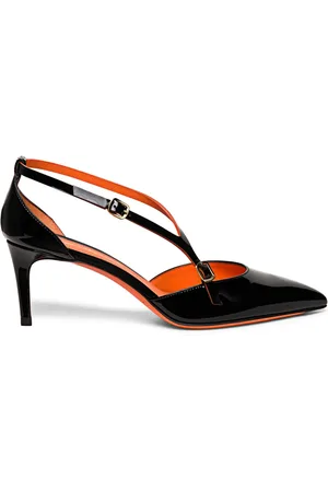 santoni Pumps met puntige neus