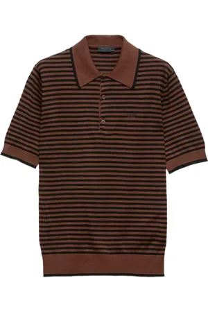 Prada Gestreept poloshirt