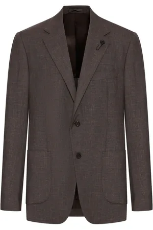 LARDINI Blazer met enkele rij knopen