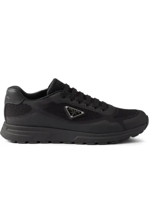 Prada Prax 2.0 sneakers met mesh vlak