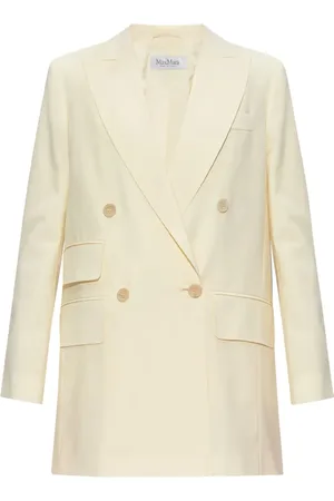 Max Mara Blazer met dubbele rij knopen van scheerwol