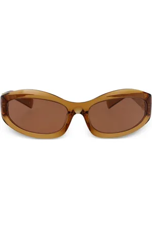 Miu Miu Zonnebril met schild montuur