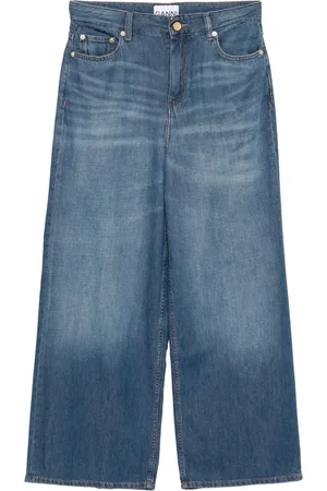 Ganni Jeans met wijde pijpen