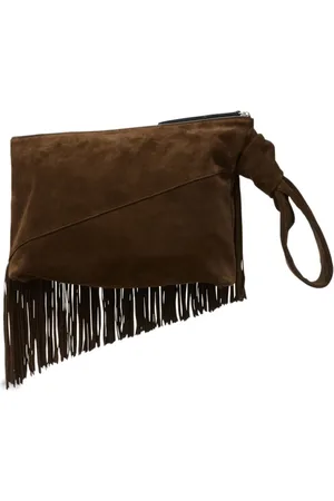 Isabel Marant Faro suède clutch