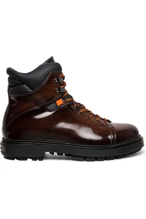 santoni Leren wandellaarzen