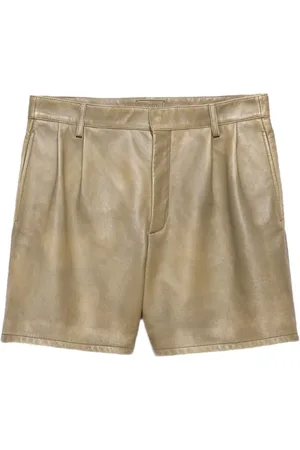 Prada Leren shorts