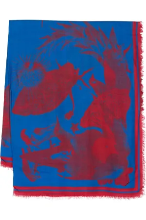Alexander McQueen Sjaal met print