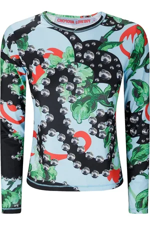 Chopova Lowena Top met abstracte print