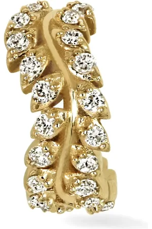 Lark & Berry 14kt geelgouden Whispering Vine oorringen