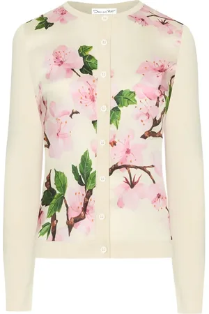 Oscar de la Renta Vest met print