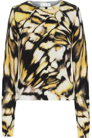 Oscar de la Renta Vest met print