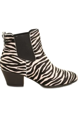 Hogan Enkellaarzen met zebraprint
