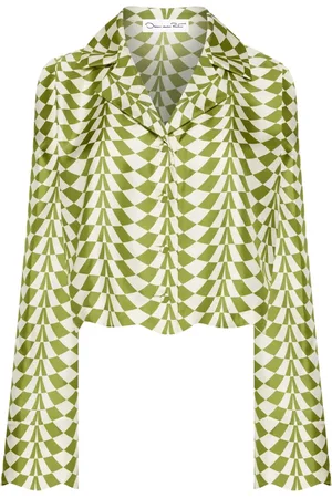 Oscar de la Renta Zijden blouse