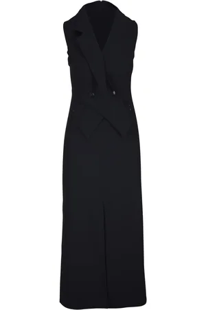 AKRIS Mouwloze maxi