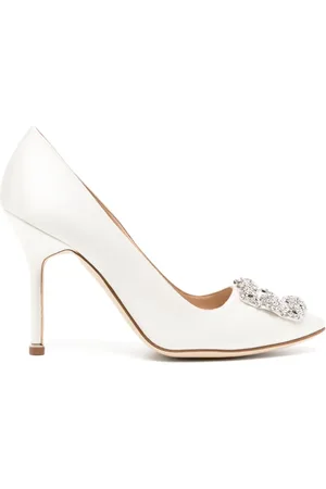 Manolo Blahnik Hangisi satijnen pumps